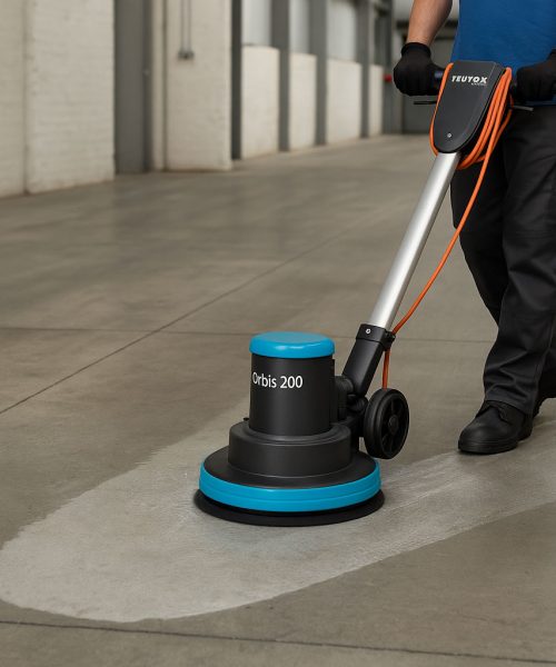 Czyszczenie posadzek przemysłowych i PVC